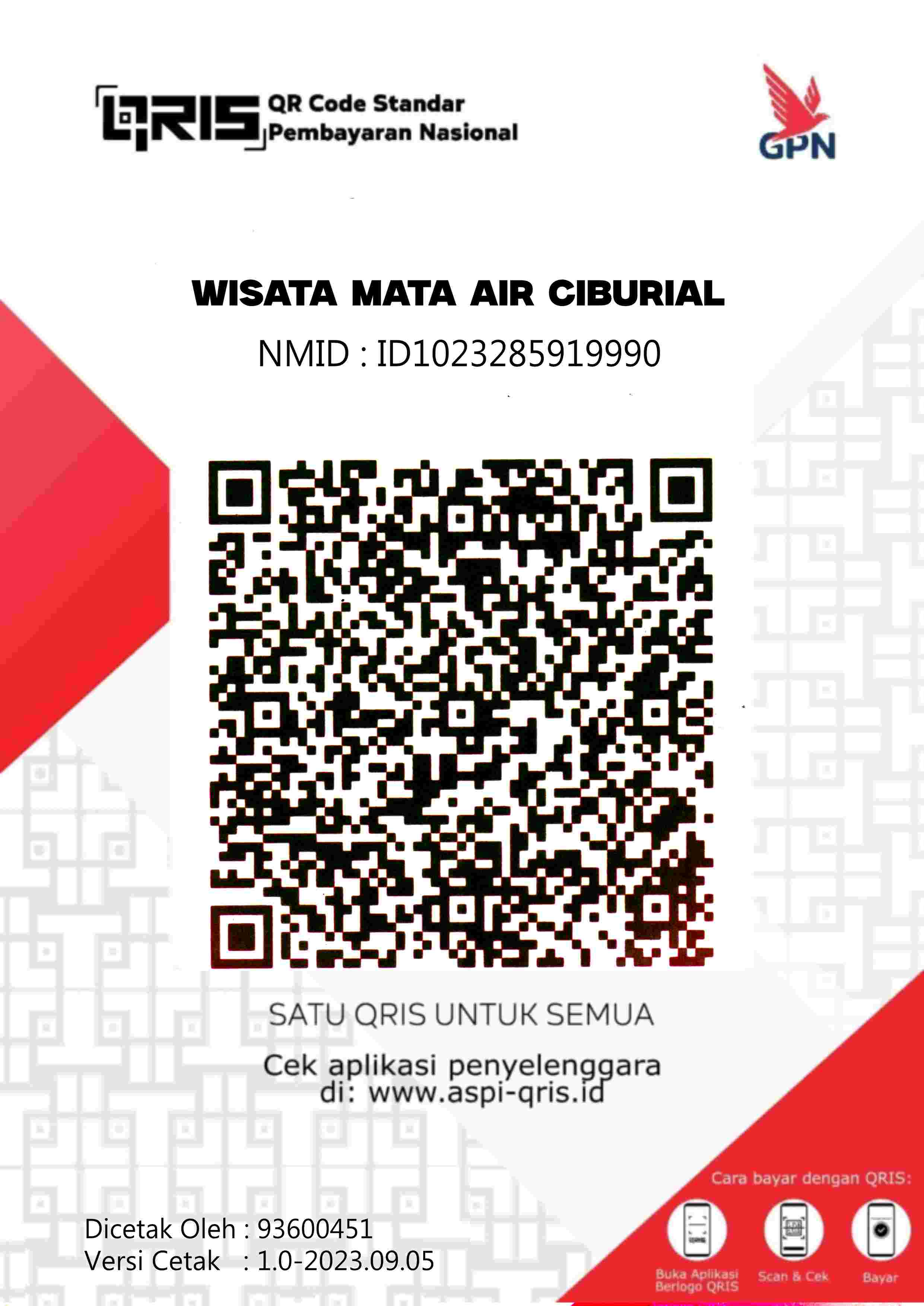 Kode QRIS untuk Pembayaran